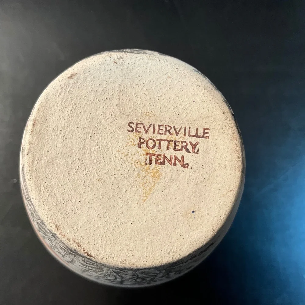 Sevierville‎ Pottery Tennessee Vase Art Pottery Landscape Decor Handmade